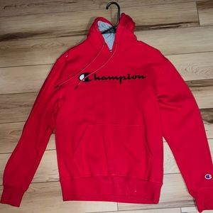 Red Champion Hoodie